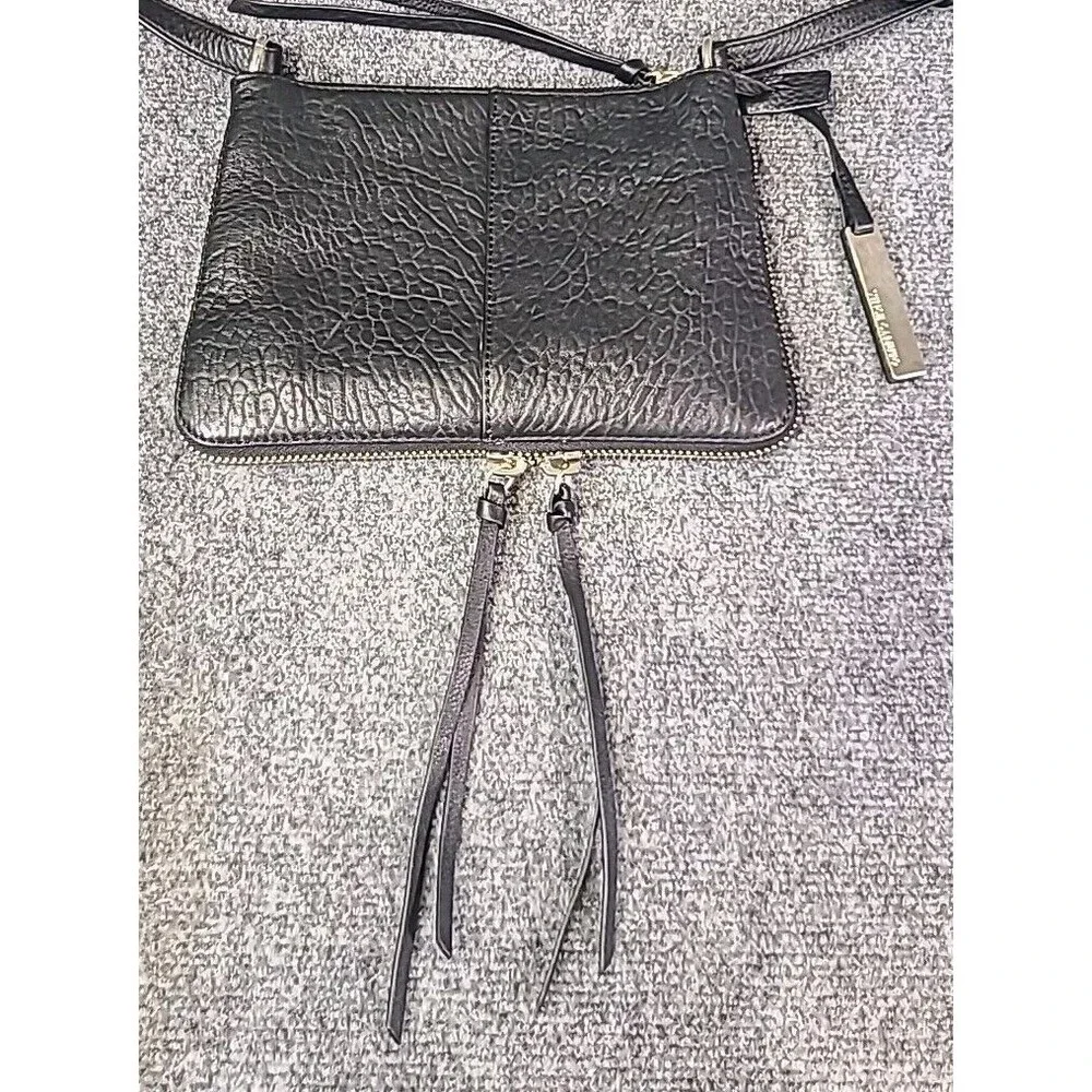 Vince Camuto Ida Textured Leather Shoulder Bag - Style-VC-IDA-SCB
